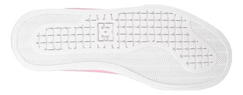 Tenis Dc Notch Sn Mx Adjs100128ltp Original Moda Skate Rosa 4,0 Mx