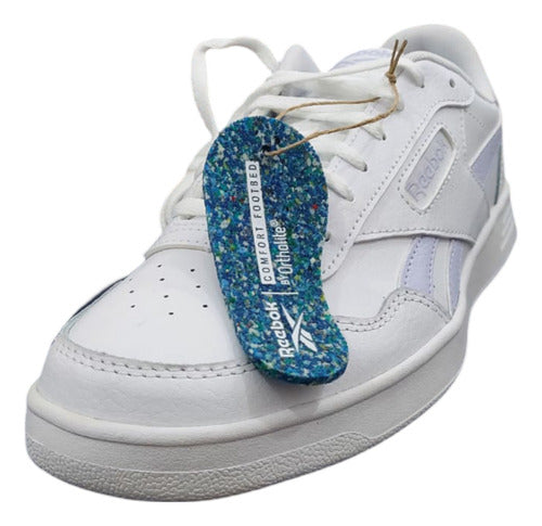 Tenis Reebok Court Advance 100033810 Original Moda Blanco Lisa 3.5 Mx