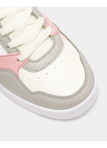 Tenis Fila Everge Mujer 5fm01875219 Comodo Original Moda Gris Lisa 26 Mx