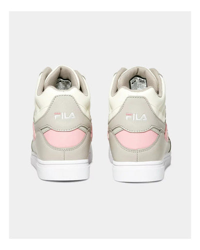 Tenis Fila Everge Mujer 5fm01875219 Comodo Original Moda Gris Lisa 26 Mx