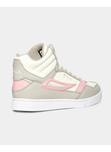 Tenis Fila Everge Mujer 5fm01875219 Comodo Original Moda Gris Lisa 26 Mx