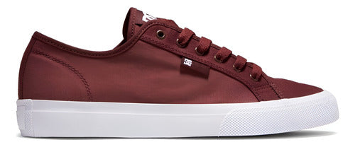 Dc Shoes Manual Hombre Adultos Bordó Liso 8.5 Us