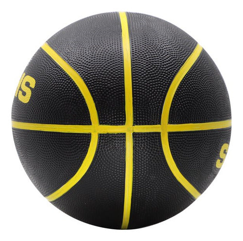 Balon De Basquetbol Shaq Negro Shaq0206 Original Moda Negro