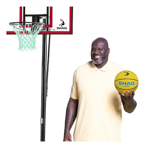 Balón De Basquetbol Shaq Color Amarillo Shaq0208 Original Amarillo