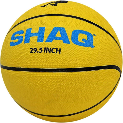 Balón De Basquetbol Shaq Color Amarillo Shaq0208 Original Amarillo