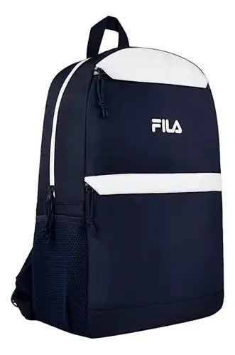 Mochila Fila Lifestyle F23l070140 Original Moda Unisex Azul Marino Liso
