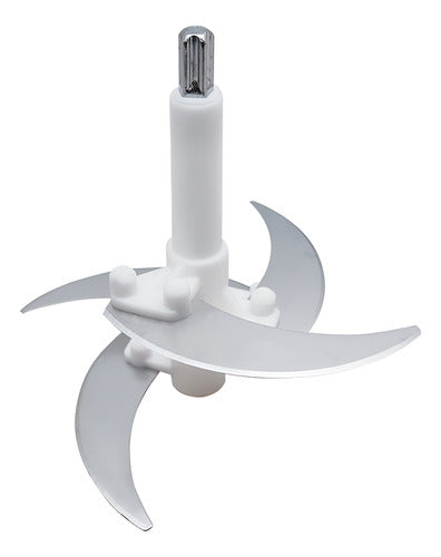 Picadora De Alimentos American 9501 1.8 Lt 4 Cuchillas Color Blanco