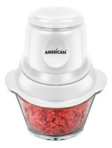 Picadora De Alimentos American 9501 1.8 Lt 4 Cuchillas Color Blanco