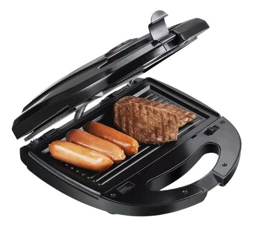 Sandwichera 3 En 1 9983 American Xl 800w Original Negro
