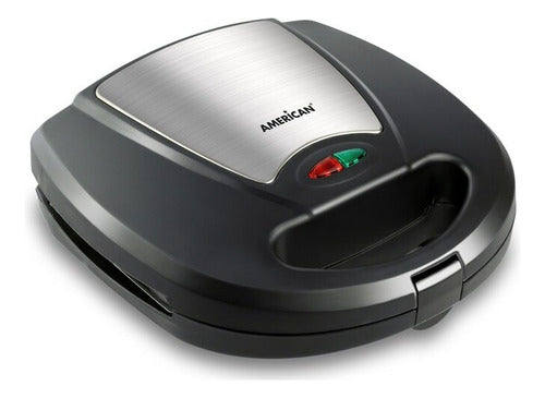 Sandwichera 3 En 1 9983 American Xl 800w Original Negro