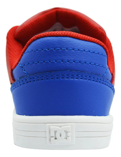 Tenis Dc Shoes Notch Sn V Mx  Shoe Rb3 Inf Adbs300368rb3 Rojo/azul Lisa 21 Mx