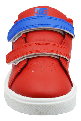 Tenis Dc Shoes Notch Sn V Mx  Shoe Rb3 Inf Adbs300368rb3 Rojo/azul Lisa 21 Mx