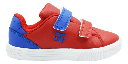 Tenis Dc Shoes Notch Sn V Mx  Shoe Rb3 Inf Adbs300368rb3 Rojo/azul Lisa 21 Mx