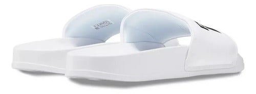 Sandalias Reebok Classic Slid Unisex Comodidad Y Moda Blanco Lisa 28 Mx