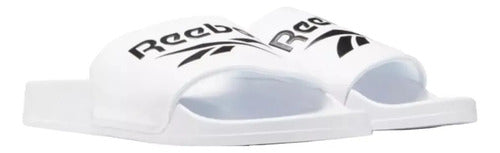 Sandalias Reebok Classic Slid Unisex Comodidad Y Moda Blanco Lisa 28 Mx
