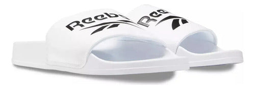 Sandalias Reebok Classic Slid Unisex Comodidad Y Moda Blanco Lisa 28 Mx