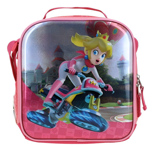 Lonchera Escolar Princesa Peach Peam Mb66277-p Color Rosa