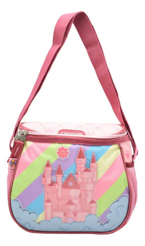 Lonchera Escolar Happy Girl Cast Hg66031-p Color Multicolor Castillo