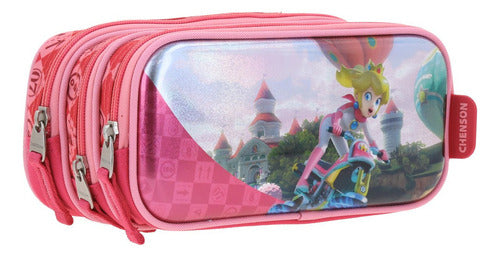 Lapicera Estuche Chenson Mario Peach Peam Mb66276-p Rosa