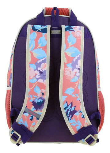 Mochila Chenson Grande Happy Girl Clear Multicolor Estampado