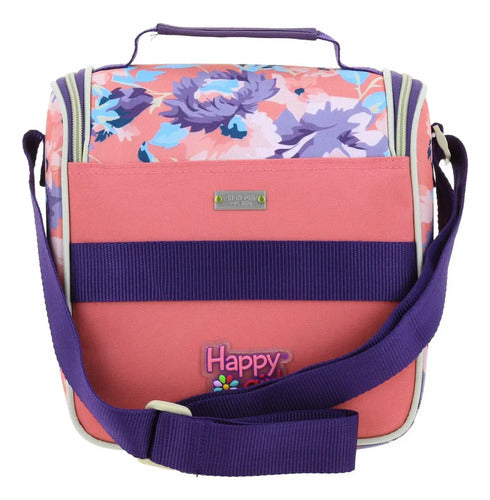 Lonchera Chenson  Happy Girl Clear Multicolor Floreado