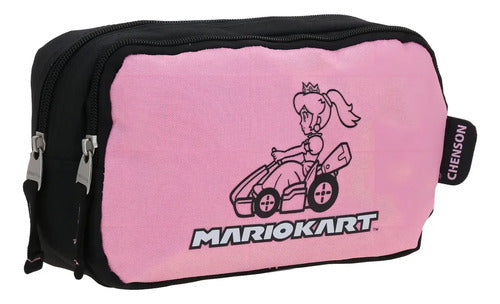 Lapicera Estuche Chenson Mario Bros Gogo Negro Liso