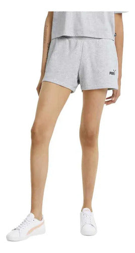 Short Puma Ess 4 Sweat Dama Ajuste Cómodo