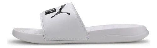 Sandalias Puma Popcat Unisex Ideal Para Uso Diario Blanco Lisa 22 Mx
