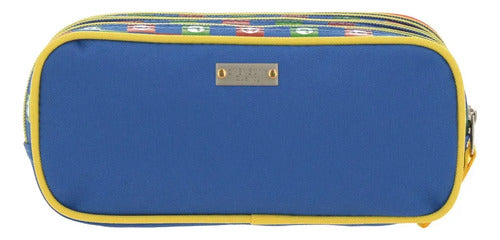Lapicera Estuche Chenson Luigi Mario Bros Práctica Escolar Multicolor Estampado