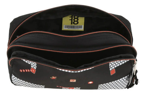 Lapicera Estuche Chenson Mario Bros Fuego Negro Lisa