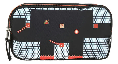 Lapicera Estuche Chenson Mario Bros Fuego Negro Lisa