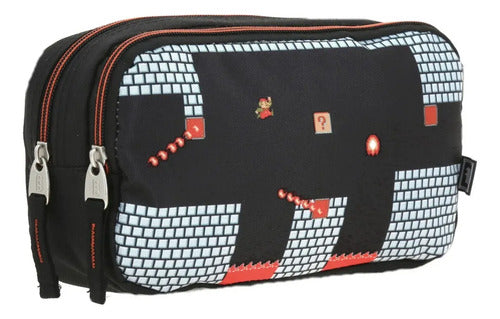 Lapicera Estuche Chenson Mario Bros Fuego Negro Lisa