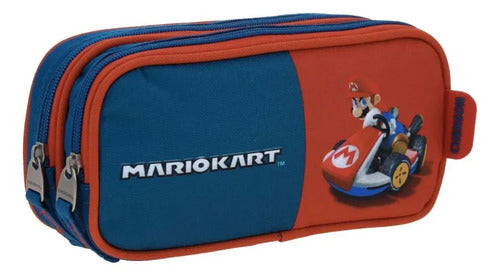 Lapicera Estuche Escolar Chenson Mario Bros Brife Bicolor Lisa