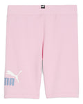 Short Puma Essentials Logo Short Tights Juvenil Elástico Rosa Lisa 12