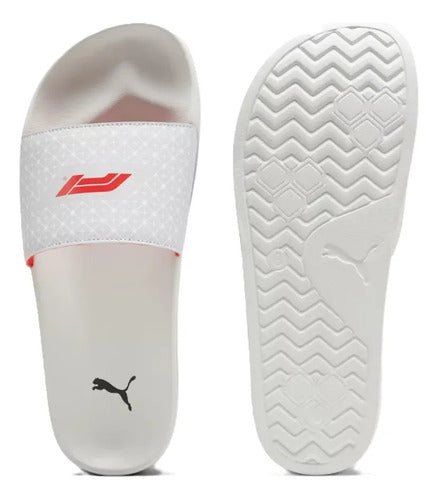 Sandalias Puma F1 Leadcat 2.0 Caballero Ultra Confortables Blanco Lisa 26 Mx