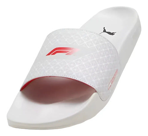 Sandalias Puma F1 Leadcat 2.0 Caballero Ultra Confortables Blanco Lisa 26 Mx