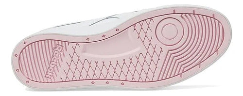 Tenis Reebok Court Advance Bold Dama Moda Actual Blanco Lisa 26.5 Mx