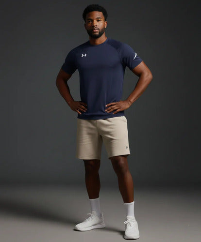 Playera Under Armour M's Golazo 3.0 Jersey Icónica Azul Oscuro Lisa Xxl