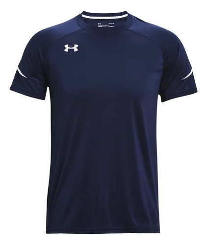 Playera Under Armour M's Golazo 3.0 Jersey Icónica Azul Oscuro Lisa Xxl