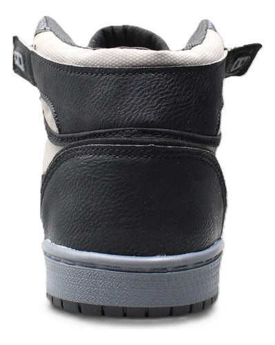 Tenis Bota Panam Coyote Humo  Estilo Urbano En Tendencia Multicolor Lisa 25 Mx
