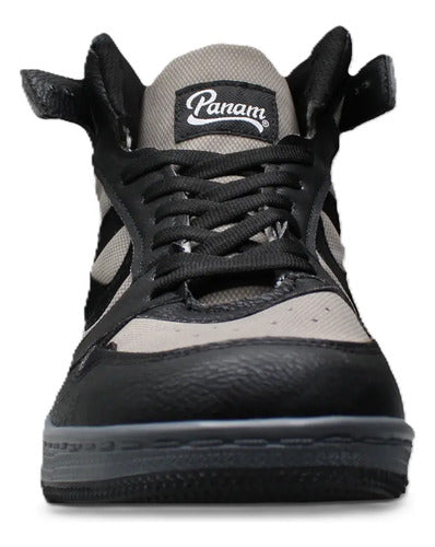 Tenis Bota Panam Coyote Humo  Estilo Urbano En Tendencia Multicolor Lisa 25 Mx
