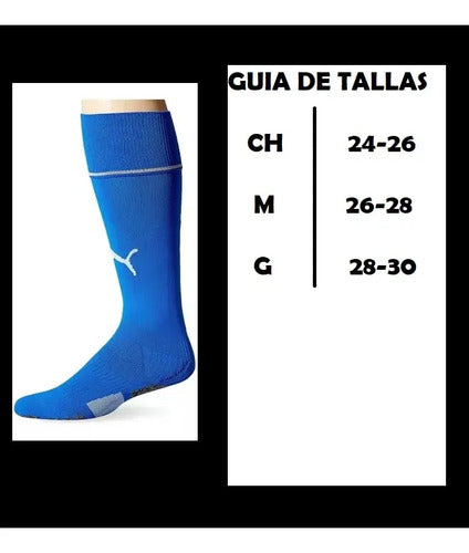 Calcetas Puma Figc Italia Separate 74884701 Oiginal Azul Lisa 25-27