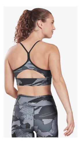 Top Reebok Wor Aop Tri Back Brtop Super Confortable Multicolor Lisa S