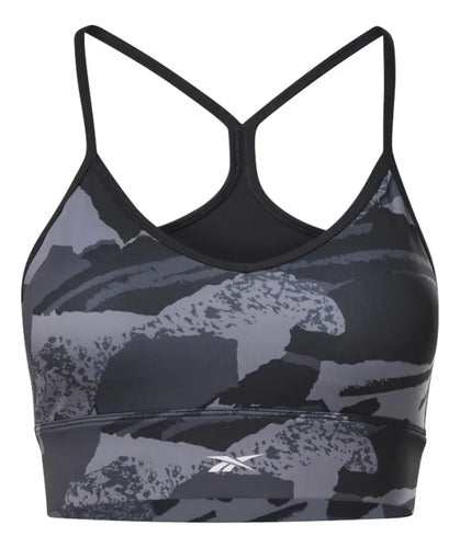 Top Reebok Wor Aop Tri Back Brtop Super Confortable Multicolor Lisa S