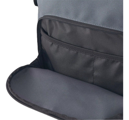 Mochila Puma Axis Backpack 07966802 Cómoda Versátil Gris Lisa