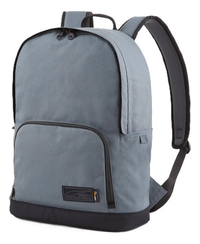 Mochila Puma Axis Backpack 07966802 Cómoda Versátil Gris Lisa