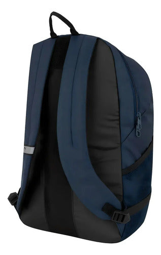 Mochila Puma Deck Backpack 07919108 Casual Urbana Azul Marino Lisa