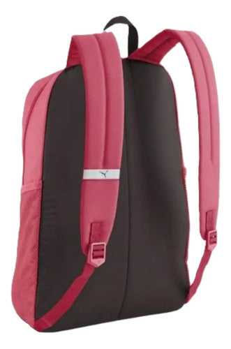 Mochila Puma Plus Backpack 09034604 Original Dep. Escolar Fucsia Lisa