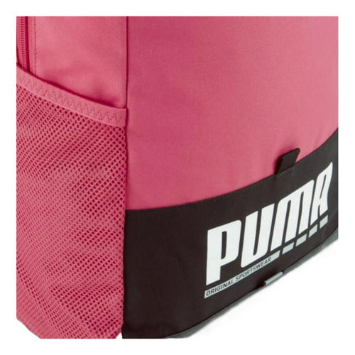Mochila Puma Plus Backpack 09034604 Original Dep. Escolar Fucsia Lisa