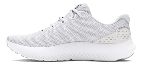 Tenis Under Armour Charged Surge 4 Dama Running Deportivos Blanco Lisa 26.5 Mx